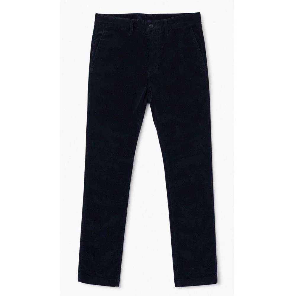Norse Projects Aros Slim Corduroy Pant W30 L30 Navy Duca Visconti Italian Fabric